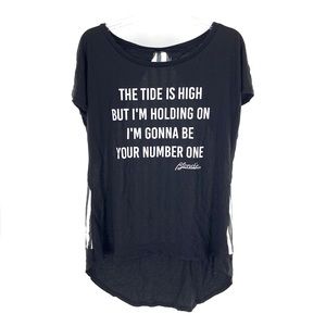 Lyric Culture Blondie “The Tide is High” Top